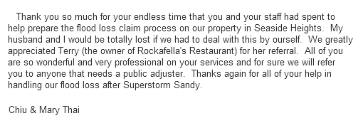 Insurance Adjuster Ocean County NJ